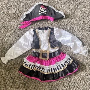 Kids Pirate Costume, Hat included (Size 3)